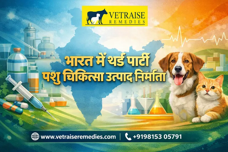 भारत में थर्ड पार्टी पशु चिकित्सा उत्पाद निर्माता